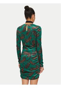 Just Cavalli Sukienka codzienna 77PAO920 Zielony Slim Fit. Okazja: na co dzień. Kolor: zielony. Materiał: syntetyk. Typ sukienki: proste. Styl: casual #2