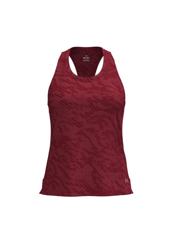 Damski tank top Under Armour Launch Camo Singlet. Kolor: różowy. Sport: bieganie