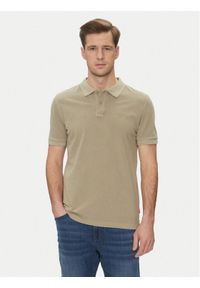 JOOP! Jeans Polo 15 JJJ-02Ambrosian 30045619 Beżowy Modern Fit. Typ kołnierza: polo. Kolor: beżowy. Materiał: bawełna