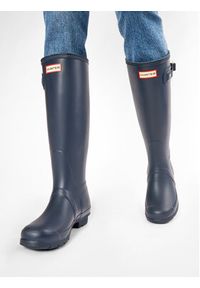 Hunter Kalosze Original Tall WFT1000RMA Granatowy. Kolor: niebieski. Materiał: kauczuk #5