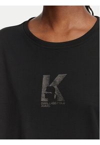Karl Lagerfeld Jeans T-Shirt B3W17018 Czarny Regular Fit. Kolor: czarny. Materiał: bawełna #3