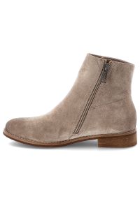 Beżowe Botki Vinceza Eleganckie Obuwie Damskie. Okazja: na co dzień. Zapięcie: zamek. Kolor: beżowy. Szerokość cholewki: normalna. Wzór: gładki, aplikacja. Wysokość cholewki: przed kostkę. Materiał: materiał. Sezon: wiosna, jesień. Obcas: na obcasie. Styl: elegancki #3