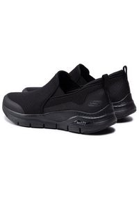 skechers - Skechers Sneakersy Banlin 232043/BBK Czarny. Kolor: czarny. Materiał: materiał #3