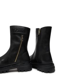 Love Moschino - LOVE MOSCHINO Botki JA24245G0LIA0000 Czarny. Kolor: czarny. Materiał: skóra #3