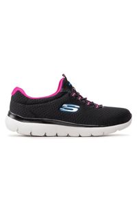 skechers - Buty na co dzień damskie SKECHERS SUMMITS wsuwane. Okazja: na co dzień. Zapięcie: bez zapięcia. Kolor: czarny