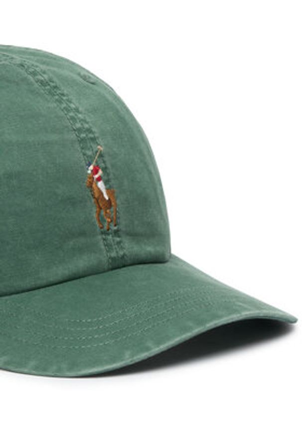 Polo Ralph Lauren Czapka z daszkiem 211954881001 Zielony. Kolor: zielony. Materiał: bawełna