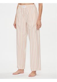 Calvin Klein Underwear Spodnie piżamowe 000QS6893E Różowy Regular Fit. Kolor: różowy. Materiał: bawełna