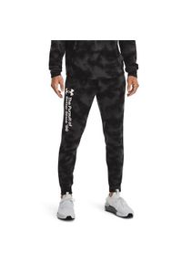 Spodnie sportowe męskie Under Armour Rival Terry Novelty. Kolor: czarny. Materiał: dresówka