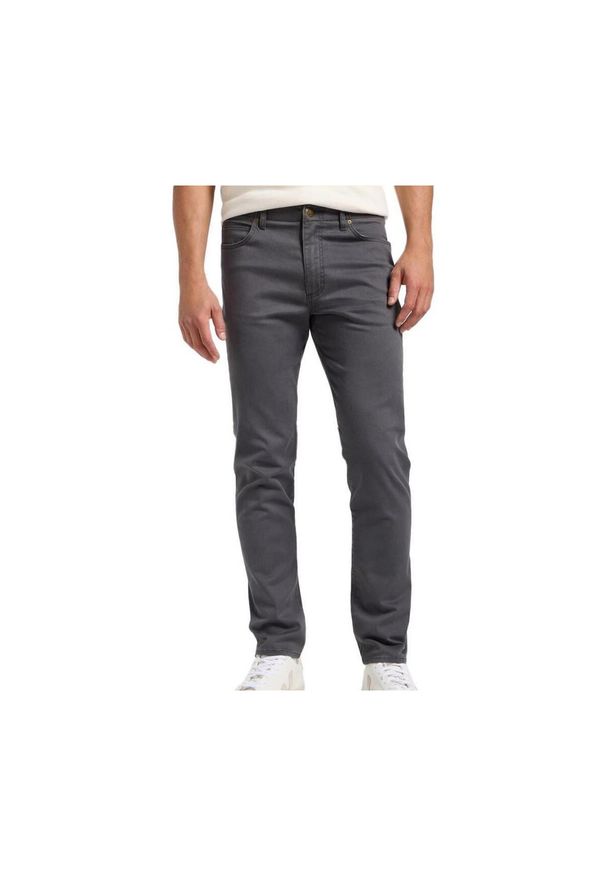 Lee - MESKIE SPODNIE MATERIALOWE LEE SLIM FIT MVP STATIC GRAY 112363980