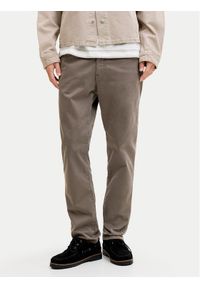Jack & Jones Spodnie materiałowe Clark Finn 12293328 Brązowy Regular Fit. Kolor: brązowy. Materiał: bawełna #1