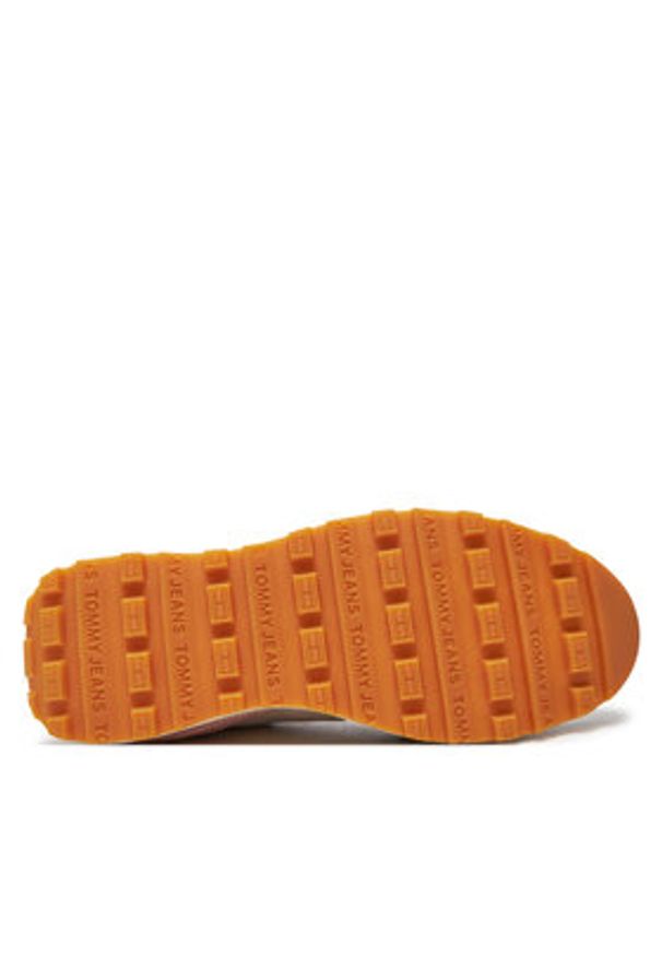 Tommy Jeans Sneakersy Tjw Tech Runner Ess EN0EN02511 Kolorowy. Materiał: materiał. Wzór: kolorowy