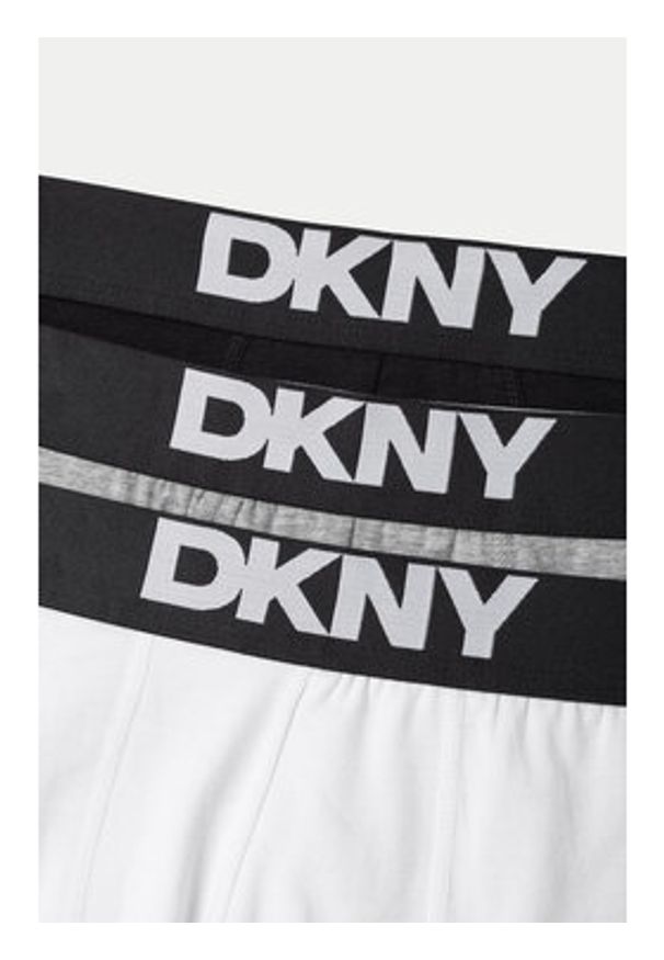 DKNY Komplet 3 par bokserek NEW YORK Kolorowy. Materiał: bawełna. Wzór: kolorowy