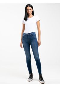 Big-Star - Spodnie jeans damskie Ariana 399. Stan: podwyższony. Kolor: niebieski. Styl: retro