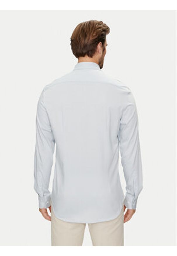 TOMMY HILFIGER - Tommy Hilfiger Koszula MW0MW35805 Błękitny Slim Fit. Kolor: niebieski. Materiał: bawełna