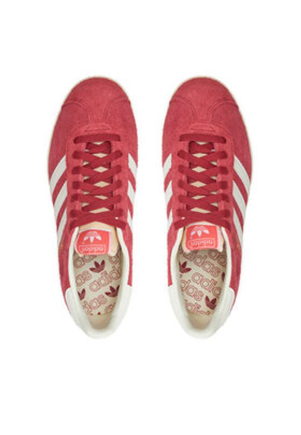 Adidas - adidas Sneakersy Gazelle IF9652 Czerwony. Kolor: czerwony. Materiał: zamsz, skóra. Model: Adidas Gazelle