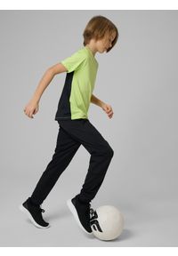 4f - 4F Spodnie sportowe szybkoschnące chłopięce - czarne 158/164 (12-14 lat). Kolor: czarny. Sezon: lato. Sport: fitness #2