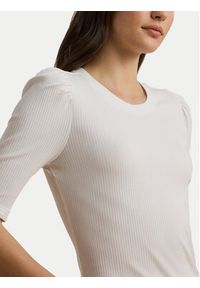 Lauren Ralph Lauren - LAUREN RALPH LAUREN Bluzka 200902618006 Biały Slim Fit. Kolor: biały. Materiał: bawełna #3