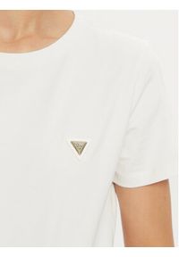 Guess T-Shirt V4YI09 J1314 Biały Regular Fit. Kolor: biały. Materiał: bawełna #4