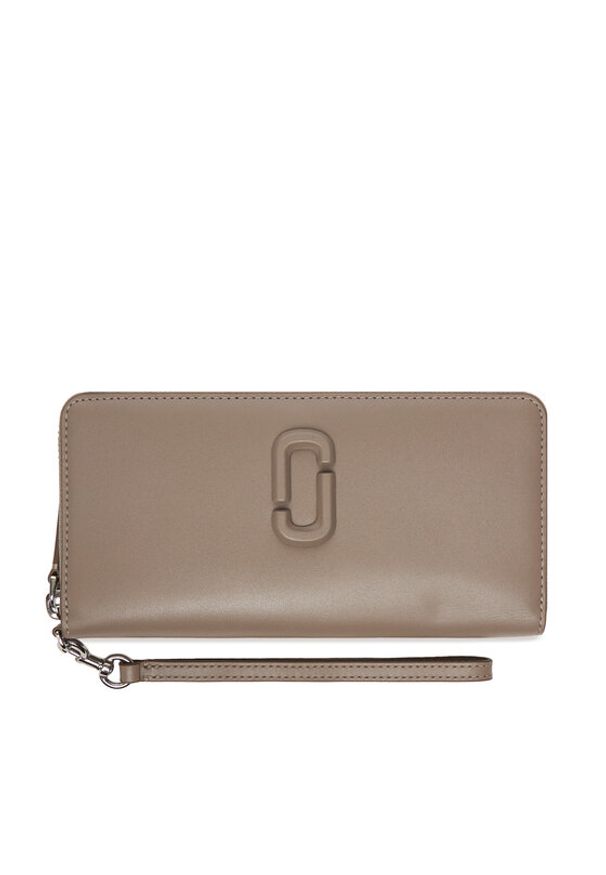 MARC JACOBS - Marc Jacobs Portfel damski The Covered J Marc Continental 2P4SMP013S02 Szary. Kolor: szary. Materiał: skóra