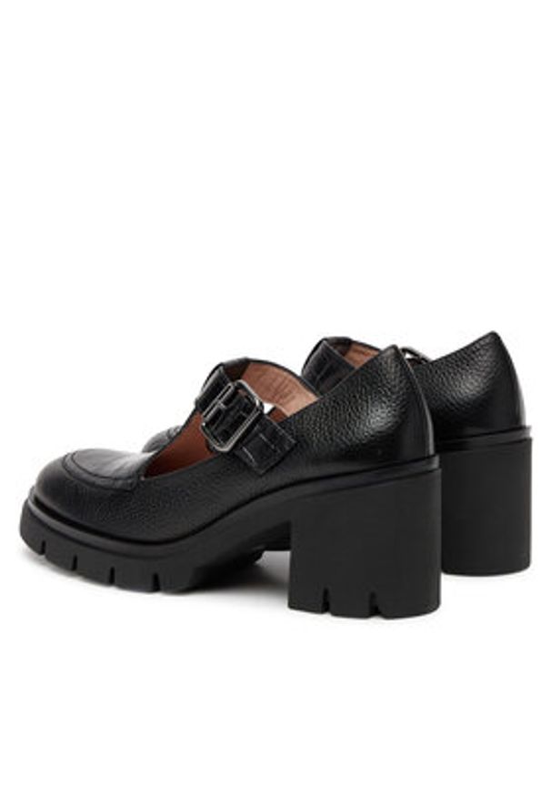 Hispanitas Półbuty BHI254279 Czarny. Kolor: czarny. Materiał: skóra