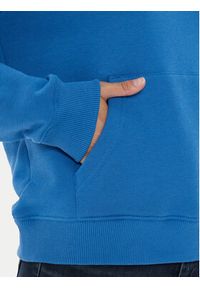 Tommy Jeans Bluza Logo Drawcord DW0DW17794 Niebieski Boxy Fit. Kolor: niebieski. Materiał: bawełna #3