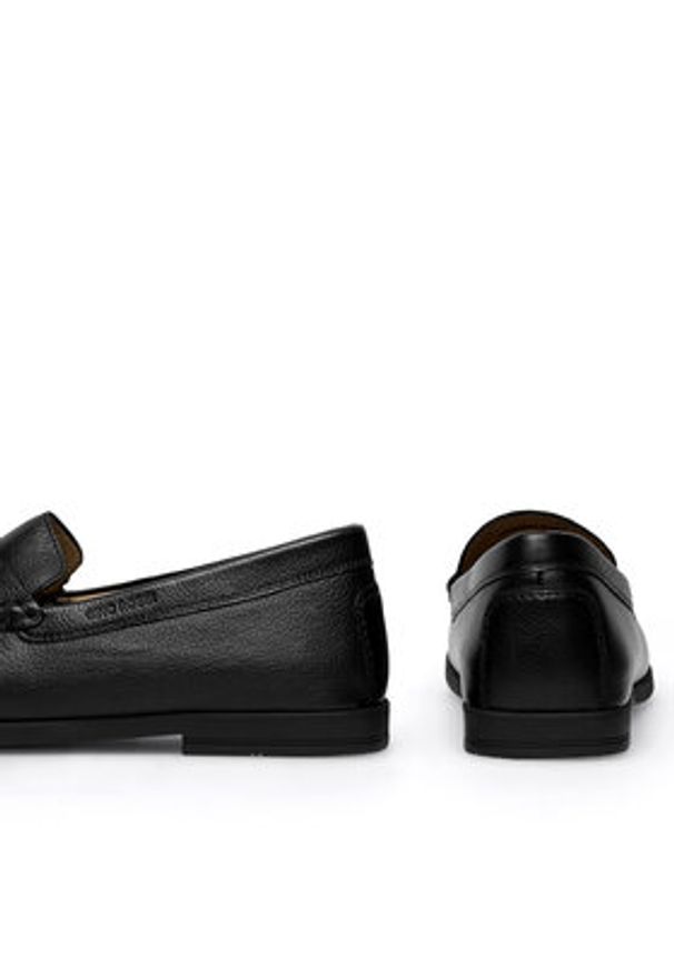 Gino Rossi Mokasyny LEONARDO-02 MI08 Czarny. Kolor: czarny. Materiał: skóra