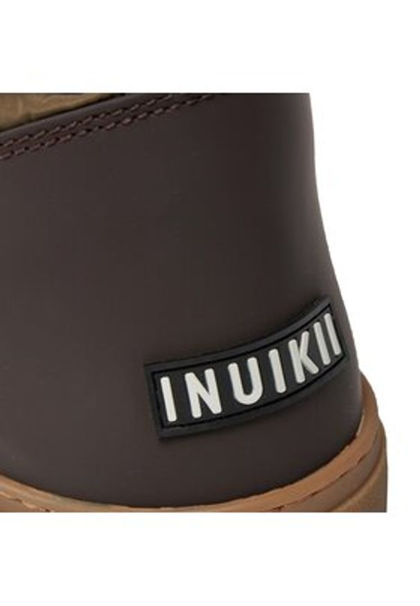 Inuikii Śniegowce Bomber 55102-100 Khaki. Kolor: brązowy. Materiał: materiał