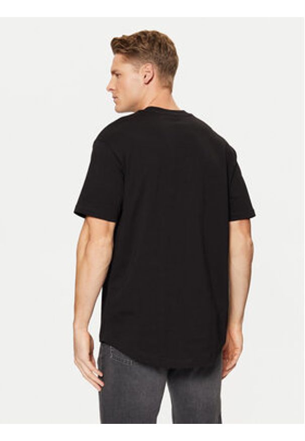 Karl Lagerfeld Jeans T-Shirt A1M17011 Czarny Relaxed Fit. Kolor: czarny. Materiał: bawełna