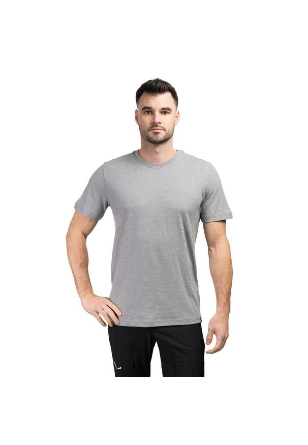 Koszulka trekkingowa męska Smartwool Short Sleeve Tee Slim Fit. Kolor: szary