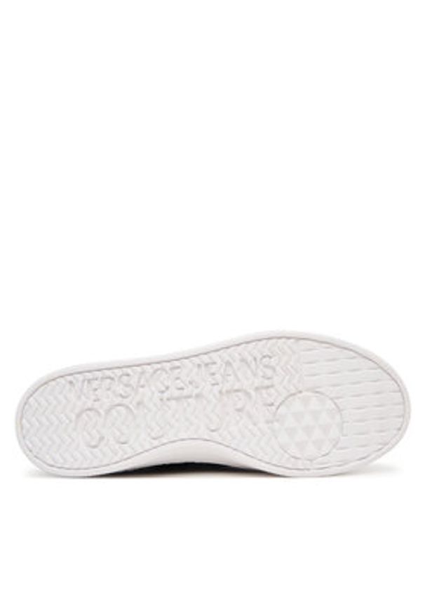 Versace Jeans Couture Sneakersy 79VA3SK5 Czarny. Kolor: czarny. Materiał: skóra