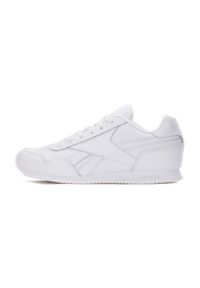 Buty Reebok Royal Cljog 3.0 Jr FV1493 białe. Okazja: na co dzień. Kolor: biały. Materiał: materiał, guma. Szerokość cholewki: normalna. Model: Reebok Royal