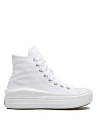 Converse Trampki Chuck Taylor All Star Move Platform 568498C Biały. Kolor: biały. Materiał: materiał. Obcas: na platformie #1