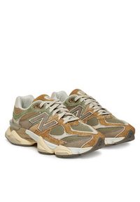 New Balance Sneakersy U9060NTC Khaki. Kolor: brązowy. Materiał: zamsz, skóra
