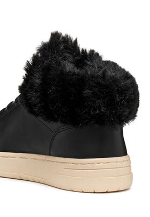 Geox Sneakersy D Sedral Court D564QC 00085 C9999 Czarny. Kolor: czarny. Materiał: skóra