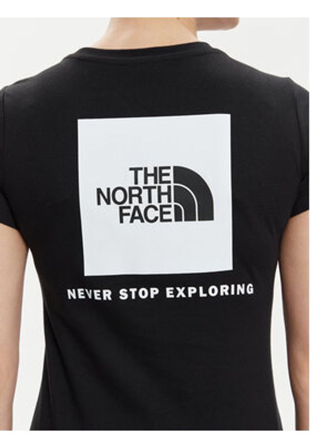 The North Face T-Shirt Redbox NF0A87NM Czarny Regular Fit. Kolor: czarny. Materiał: bawełna