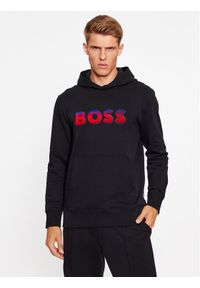 BOSS - Bluza Boss. Kolor: czarny