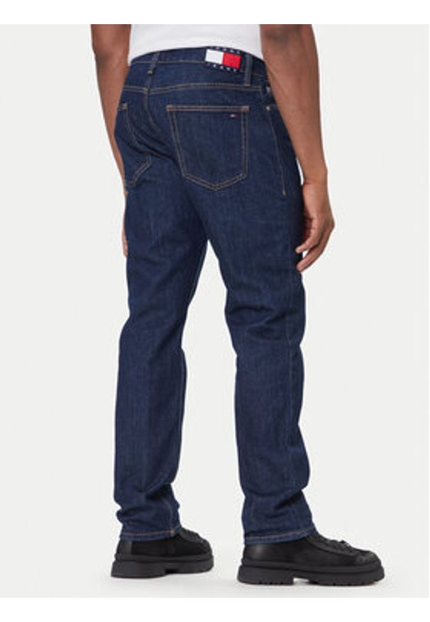 Tommy Jeans Jeansy Ryan DM0DM22187 Granatowy Slim Fit. Kolor: niebieski