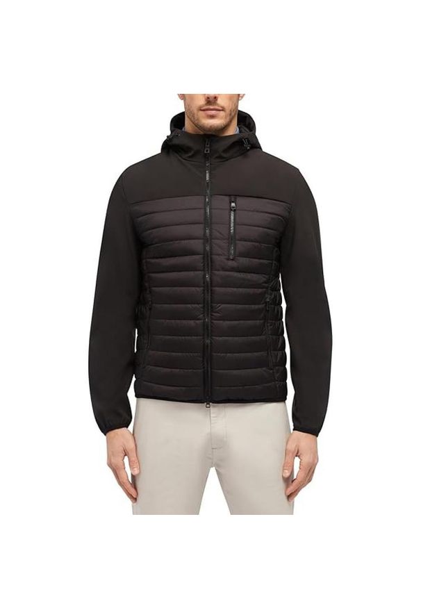 Geox - Kurtka GEOX M SAPIENZA Czarny. Kolor: czarny. Materiał: tkanina