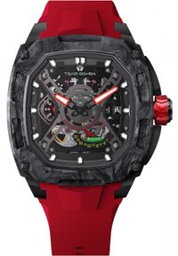 NoName - Zegarek męski Tsar Bomba TB8605-01 czerwony. Kolor: czerwony #1