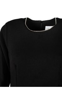 Silvian Heach Sukienka | CVA22141VE | Kobieta | Czarny. Kolor: czarny. Materiał: poliester, wiskoza, elastan. Długość rękawa: długi rękaw. Typ sukienki: kopertowe, dopasowane. Długość: mini #6