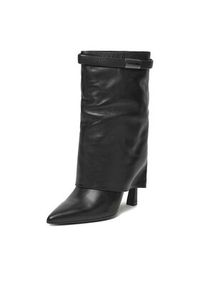 Eva Minge Botki EO-DULCE-GLC8537C-8.5-722-2 Czarny. Kolor: czarny. Materiał: skóra #7