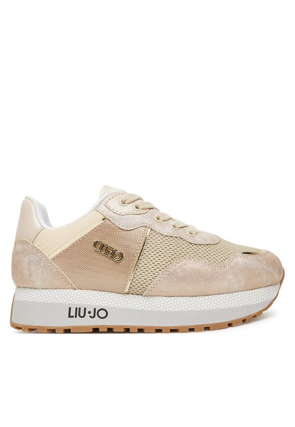 Sneakersy Liu Jo. Kolor: beżowy