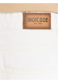 INDICODE Szorty jeansowe Tian 80.s denim 70-698 Biały Regular Fit. Kolor: biały. Materiał: bawełna