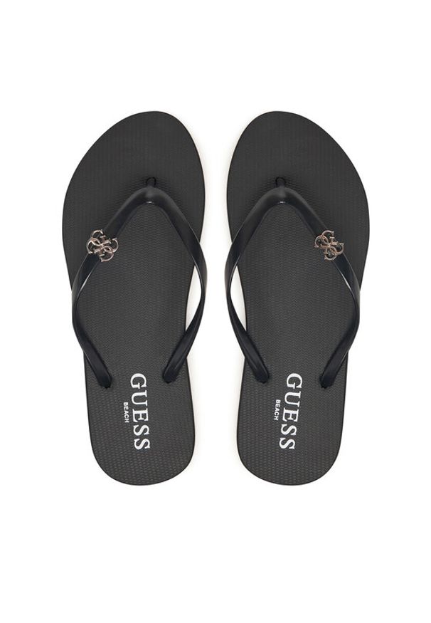 Guess Japonki E6GZ14 BB00F Czarny. Kolor: czarny. Materiał: syntetyk