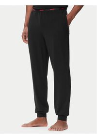 Hugo - HUGO Spodnie piżamowe 50575186 Czarny Slim Fit. Kolor: czarny. Materiał: bawełna #1