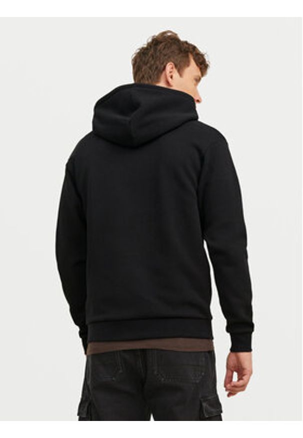Jack & Jones Bluza Bradley 12249342 Czarny Relaxed Fit. Kolor: czarny. Materiał: bawełna