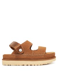 Sandały Ugg. Kolor: brązowy