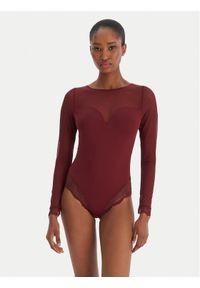 YSABEL MORA - Ysabel Mora Body 10782 Bordowy. Kolor: czerwony. Materiał: syntetyk #1