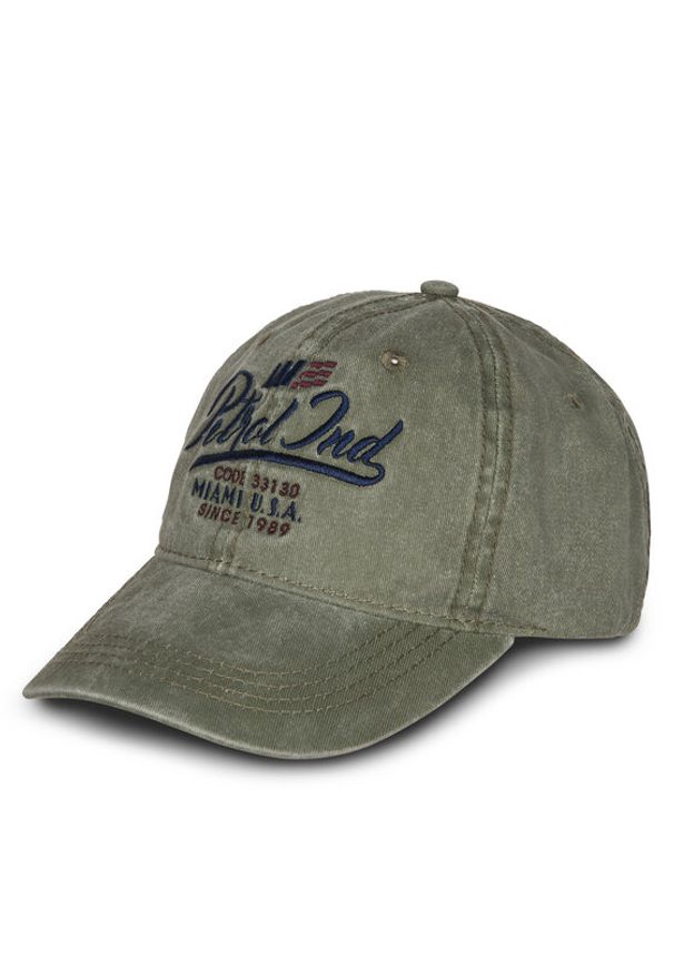 Petrol Industries Czapka z daszkiem M-1050-CAP820 Zielony. Kolor: zielony. Materiał: materiał, bawełna