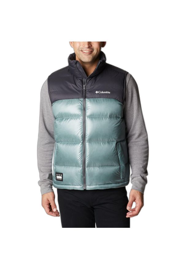 columbia - Kurtka Columbia Bulo Point II Down. Kolor: szary. Materiał: puch. Sezon: zima